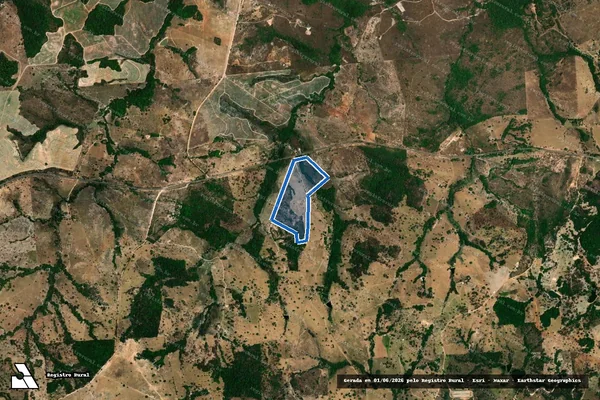 Imagem de satélite de FAZENDA CURRAL DE PEDRAS - PARTE 2 em Itapuranga - GO