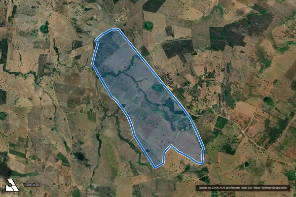 Imagem de satélite de FAZENDA PATROCINIO - PARCELA 2 em Belém - AL