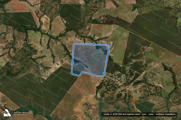 Imagem de satélite de Fazenda Lote Morro Limpo / Parcela 1 em Barra do Garças - MT