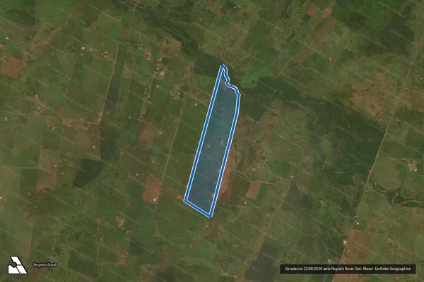 Imagem de satélite de PROJETO DE ASSENTAMENTO BRASÍLIA ? LOTE 92 - Parte 1 em Água Azul do Norte - PA