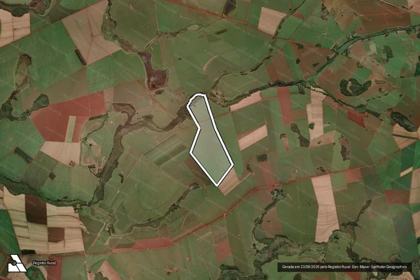 Imagem de satélite de FAZENDA BOA VISTA - Parte 1 em Morro Agudo - SP