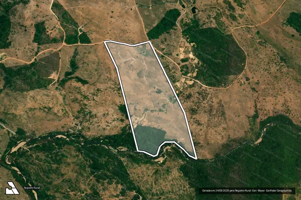 Imagem de satélite de PA Muriçoca - Lote 21 - Parte 1 em Ourilândia do Norte - PA