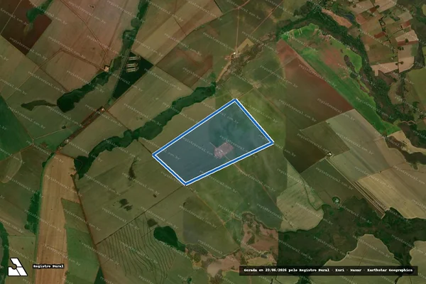 Imagem de satélite de Fazenda São Miguel Arcanjo - Fazenda São Miguel do Arcanjo Parte 07 em Sidrolândia - MS
