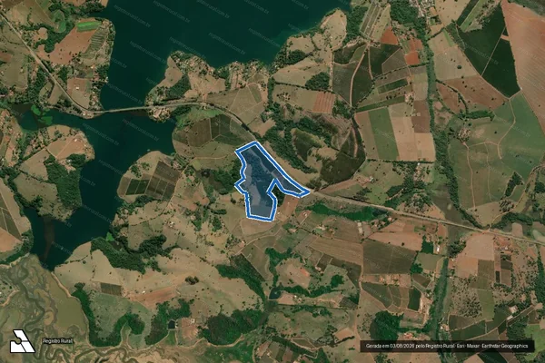 Imagem de satélite de VARGEM ALEGRE - VARGEM ALEGRE 4 em Fama - MG
