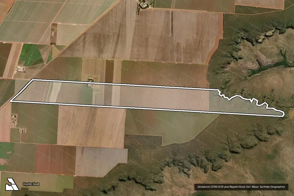 Imagem de satélite de Fazenda Santa Maria ? Uma Gleba de terras nº 27 - Única em Formosa do Rio Preto - BA
