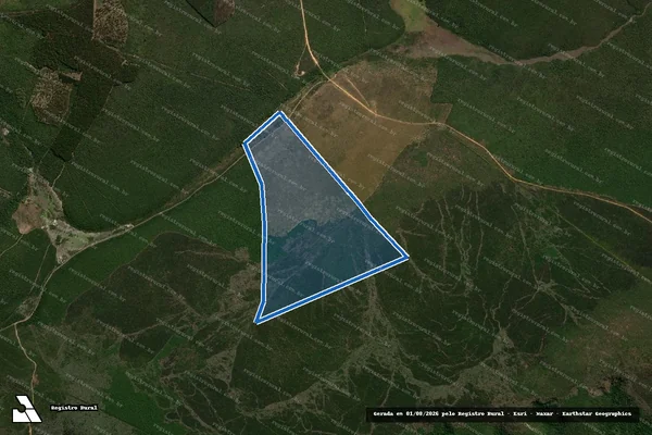 Imagem de satélite de Fazenda Vereda - Gleba 1 em Jequitinhonha - MG
