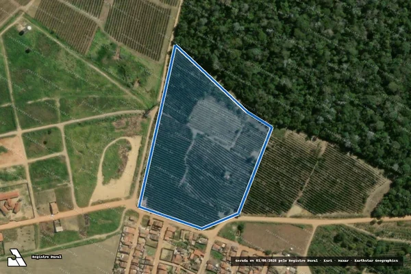 Imagem de satélite de Lote 022 ? PA MUMBUCA\CANAÃ - Lote 022 em Encruzilhada - BA