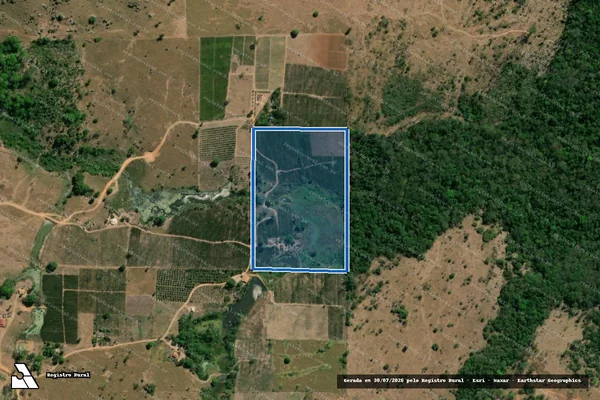 Imagem de satélite de LOTE 50-A, GLEBA 10, CASTRO ALVES, SETOR IPOCYSSARA, PROJETO FUNDIÁRIO CORUMBIARA  - Parte 1 em Cacoal - RO