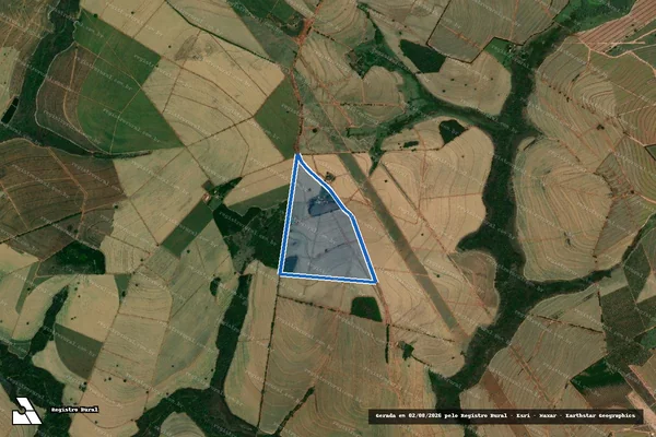 Imagem de satélite de Estancia Mustafe Salles - Estancia Mustafe Salles em Cajobi - SP