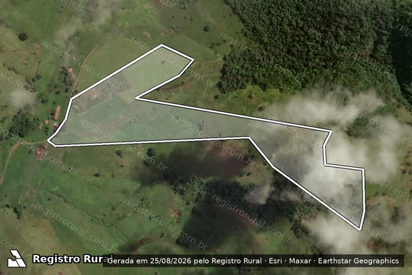 Imagem de satélite de Sitio Santa Maria ? Gleba A - Sitio Santa Maria ? Gleba A em Fartura - SP
