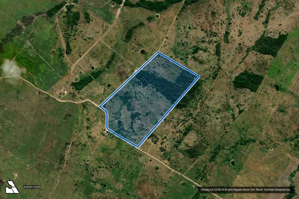 Imagem de satélite de FAZENDA TRIANGULO - Parcela 1 em Sapucaia - PA