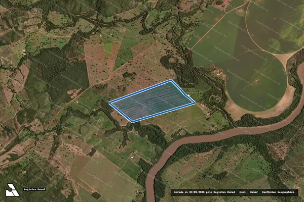 Imagem de satélite de LOTE 21, P. A. PIAU / GLEBA A