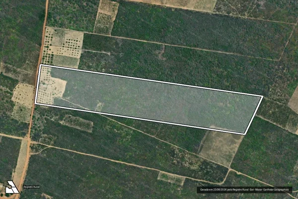 Imagem de satélite de Projeto de Assentamento Arizona ? Lote 96    - Parte 1 em São Miguel do Gostoso - RN