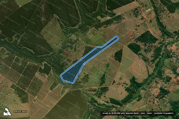Imagem de satélite de SÍTIO SANTO ANTÔNIO DA ÁGUA PARADA - 5 em Bauru - SP
