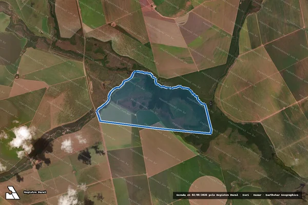 Imagem de satélite de Fazenda Planalto em Primavera do Leste - MT