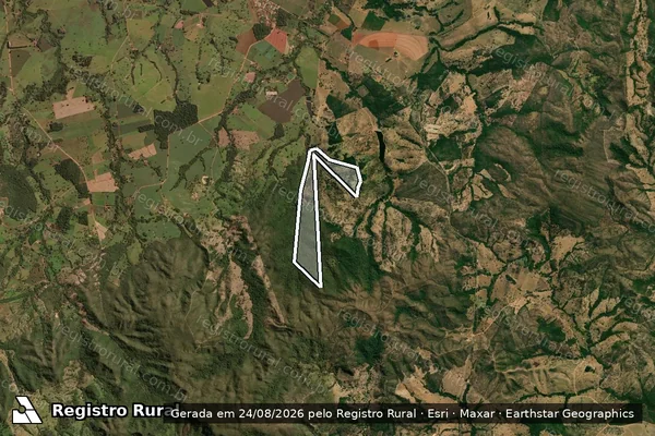 Imagem de satélite de Fazenda Império - Desmembramento 1 em Itapuranga - GO