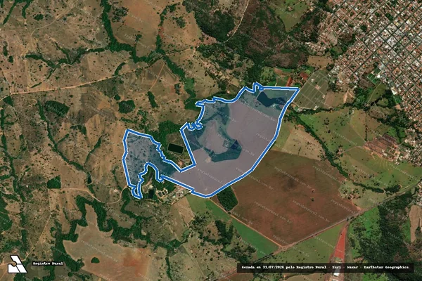 Imagem de satélite de Fazenda Tamanduá - Parte 1 em Iporá - GO