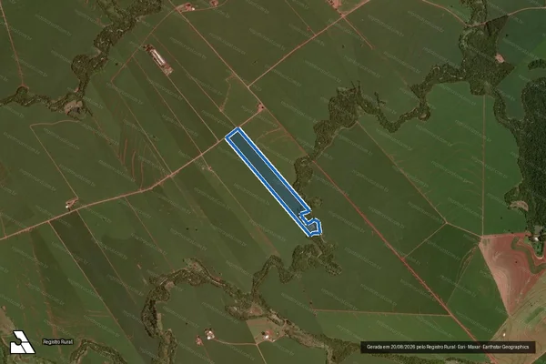 Imagem de satélite de Lote B - Lote B em Rancho Alegre D'Oeste - PR