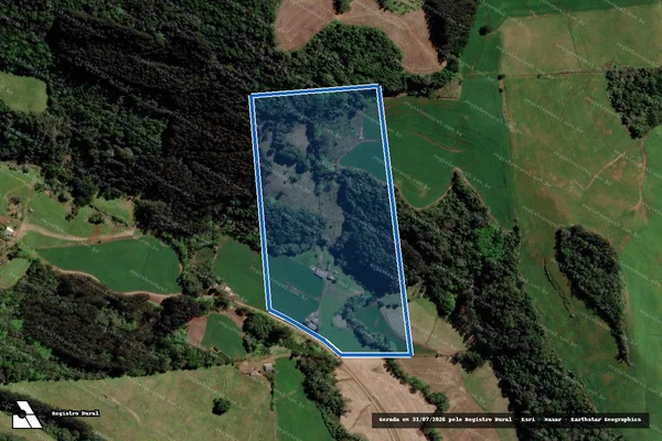 Imagem de satélite de Propriedade Clairton Balen - PARCELA 01 em Erechim - RS
