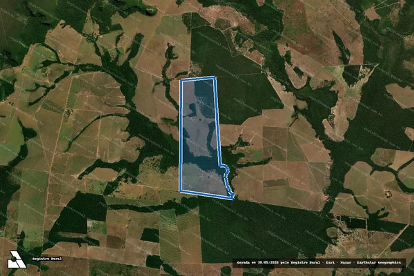 Imagem de satélite de Fazenda Lorenzetti II e III - Matricula 4861 em Nova Marilândia - MT