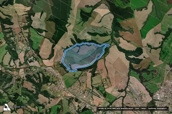 Imagem de satélite de FAZENDA BORATO - GLEBA A em Ponta Grossa - PR