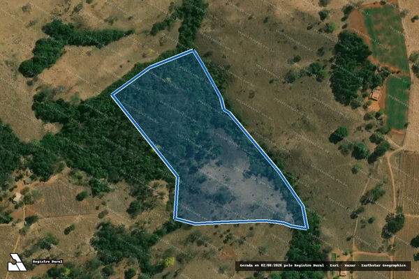 Imagem de satélite de FAZENDA OLHOS D ÁGUA - Gleba D em Rio Paranaíba - MG