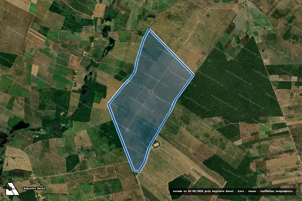 Imagem de satélite de FAZENDA SAO FRANCISCO - Parcela 1 em São Domingos do Maranhão - MA