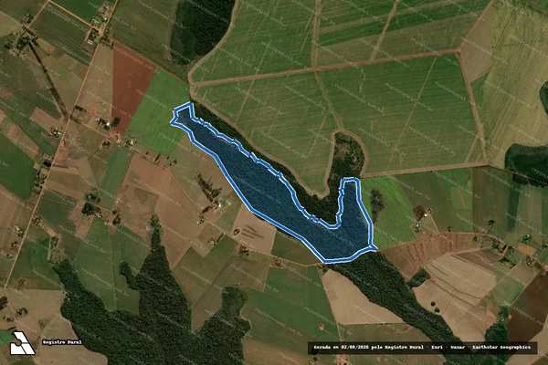 Imagem de satélite de Projeto de Assentamento Dorcelina Folador - ÁREA DE INTERESSE AMBIENTAL 06 em Ponta Porã - MS
