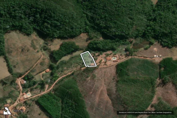 Imagem de satélite de Sítio Onça  - Parte 1 em Lamim - MG
