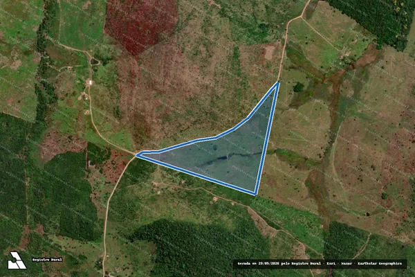 Imagem de satélite de FAZENDA VAL SOLLE - Gleba B em Água Azul do Norte - PA