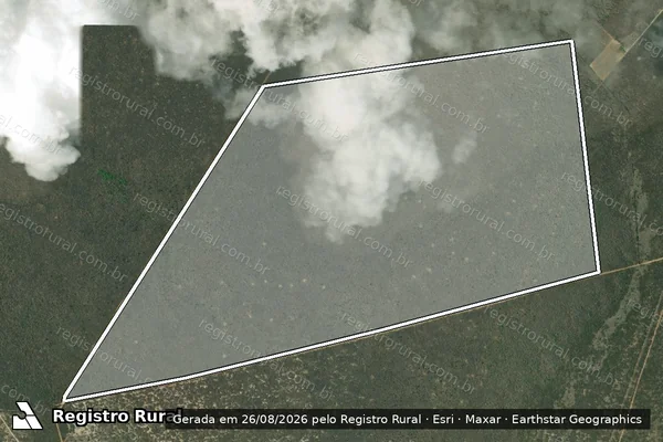 Imagem de satélite de PROJETO DE ASSENTAMENTO SÃO MIGUEL - RESERVA LEGAL 1/parte 1 - Parte 1 em São Bento do Norte - RN