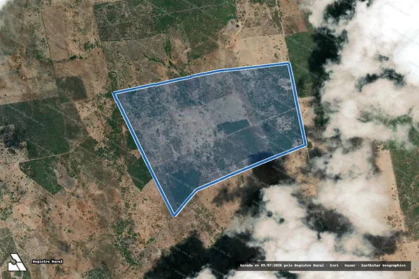 Imagem de satélite de Fazenda Várzea da Cruz - Parcela 1 em São José do Jacuípe - BA