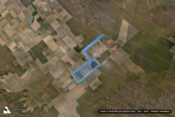 Imagem de satélite de Fazenda Boa Esperança VI - Parte 1 em Alvorada do Gurguéia - PI
