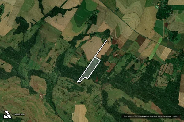 Imagem de satélite de LOTE RURAL Nº 44-A - PARTE 02 em Vera Cruz do Oeste - PR