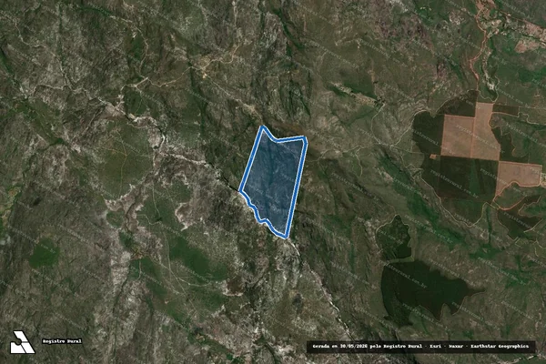 Imagem de satélite de FAZENDA OLHOS D ÁGUA ? GLEBA 02 - Gleba 01 em Botumirim - MG