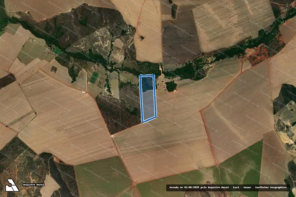 Imagem de satélite de Fazenda São Joaquim - Parte 1 em Cabeceiras - GO