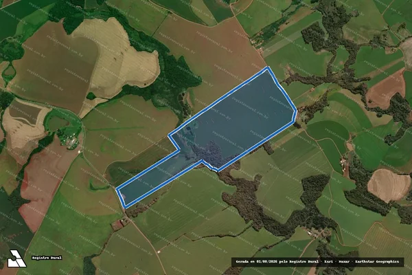 Imagem de satélite de AGROPECUÁRIA WIEDTHEUPER - Parcela 1 em Não-Me-Toque - RS