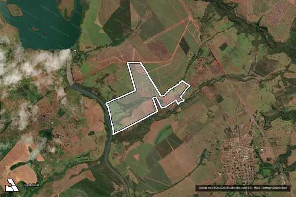 Imagem de satélite de FAZENDA CACHOEIRA ALTA, RAPOSA, BOA VISTA E MATRIZ / GLEBA VII em Cachoeira Alta - GO