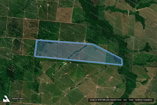 Imagem de satélite de FAZENDA BURITIS - GLEBA CAPITÃO SILVIO FIG. 2 - 001 em Nova Mamoré - RO