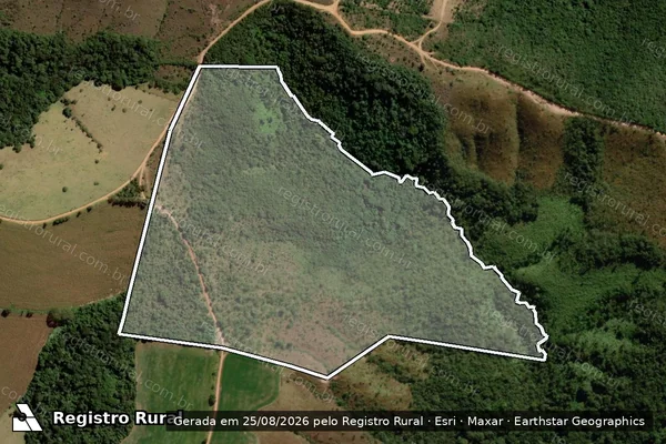 Imagem de satélite de FAZENDA MORRO DA MESA - 001 em Ibiá - MG