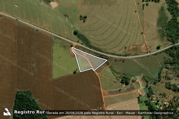 Imagem de satélite de FAZENDA SANTO ANTÔNIO - Parte 1 em Firminópolis - GO