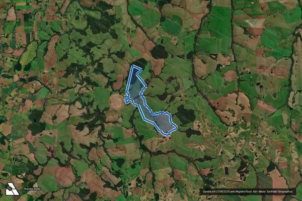 Imagem de satélite de Fazenda São Gilberto em Cruz Alta - RS