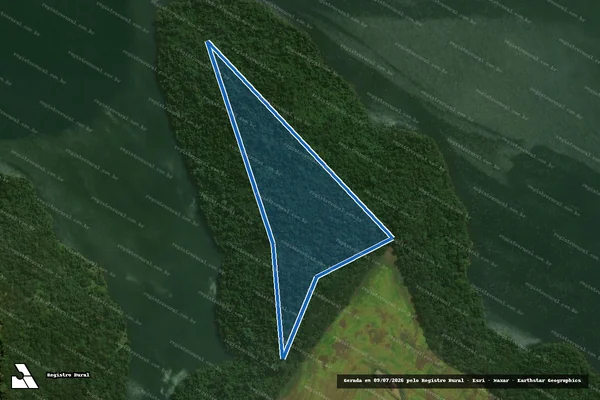 Imagem de satélite de Fazenda Nova Prata / Lote 46 - Lote 44 em Nova Prata do Iguaçu - PR
