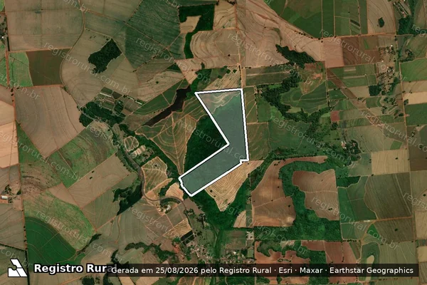 Imagem de satélite de FAZENDA ALEGRIA - FAZENDA ALEGRIA ? GLEBA C em Gavião Peixoto - SP