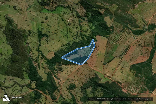 Imagem de satélite de Fazenda Novo Recanto - Parte 5 em Corguinho - MS
