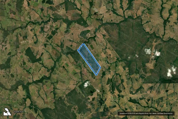 Imagem de satélite de FAZENDA AROEIRA III - MAT.: 612 em Porto Esperidião - MT
