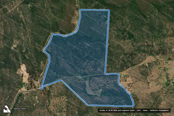 Imagem de satélite de Sitio Bom Jesus - Parcela 1 em Picuí - PB