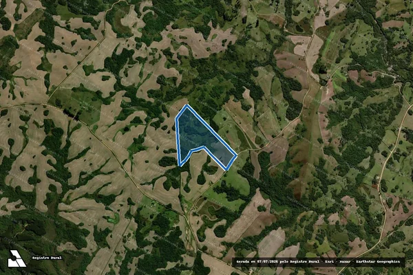 Imagem de satélite de PE PASSO DO MOINHO - LOTE 25 em Piratini - RS