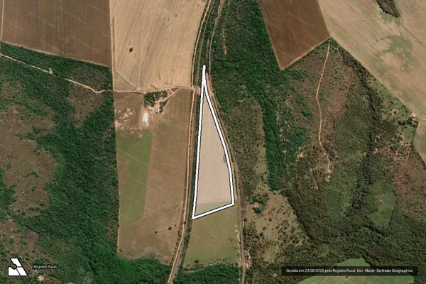 Imagem de satélite de PARTE DO LOTE nº 54, LOTEAMENTO GLEBA TUPIRATINS - FAZENDA SANTA CLARA - Parcela 02 em Guaraí - TO