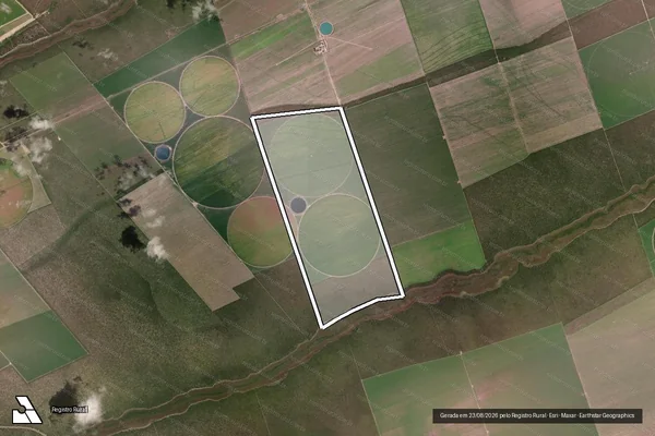 Imagem de satélite de FAZENDA PALESTRA IV - 001 em São Desidério - BA